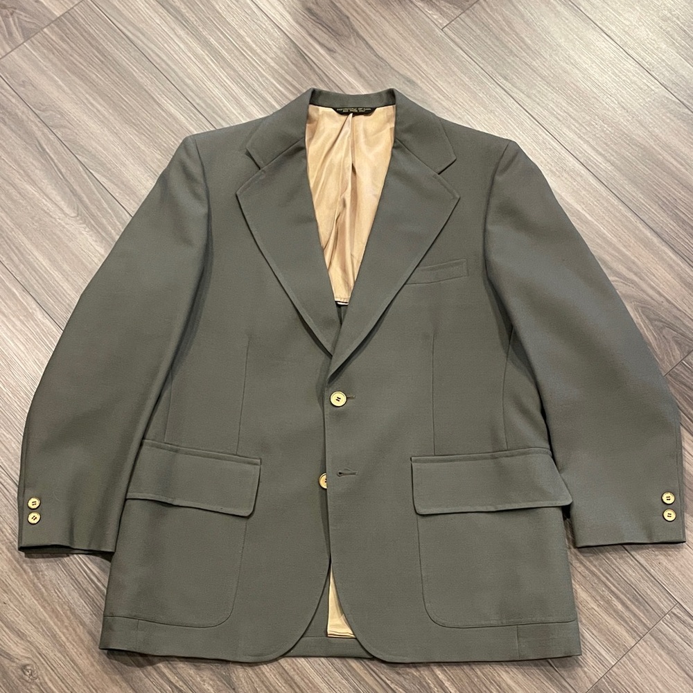 Men's Olive Green Blazer